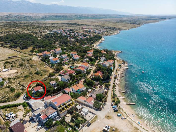 Apartament wakacyjny dla 5 osób w Pag