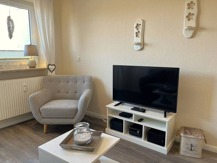 Ganze Wohnung, Neu: Fewo "Wattenküste" an der Nordsee mit Balkon, nur 200 m zum Grün- Strand. in Büsumer Deichhausen, Kreis Dithmarschen