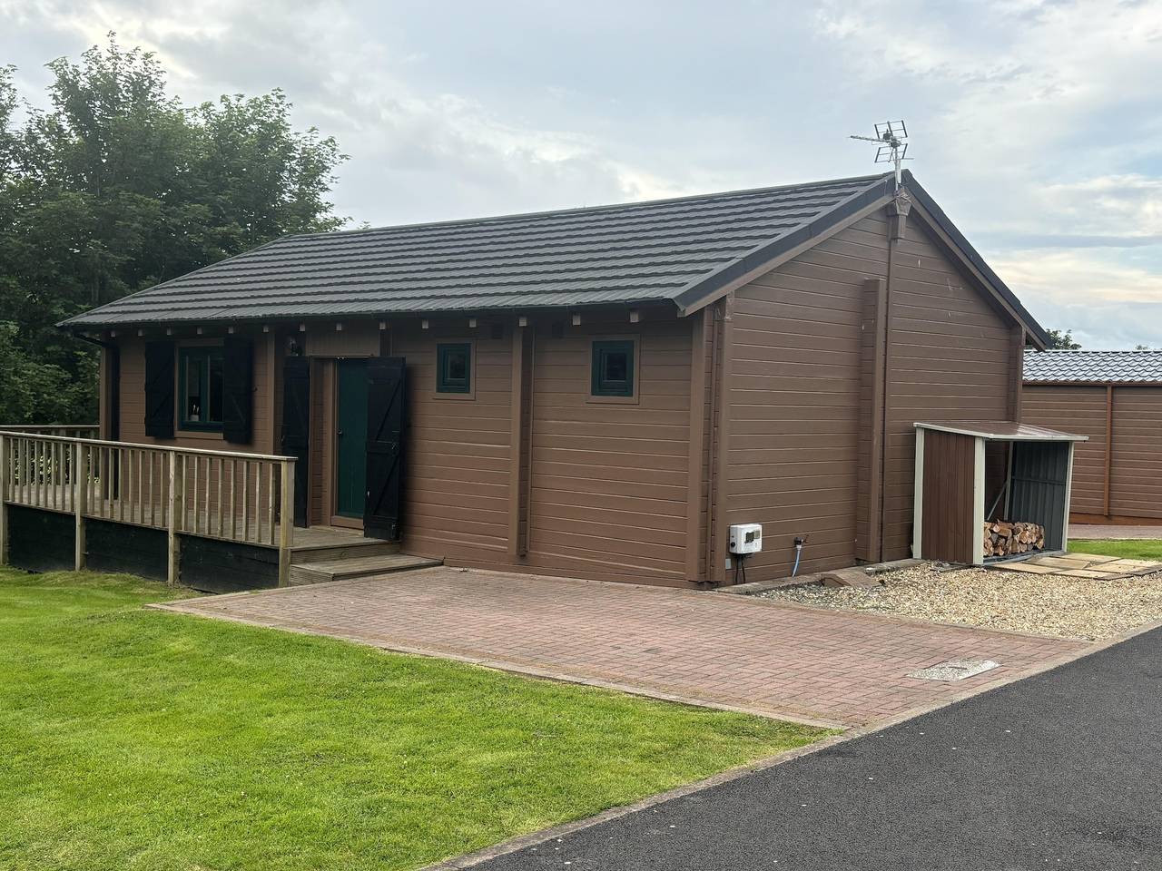 Lodge für 5 Personen mit Balkon in Scottish Borders