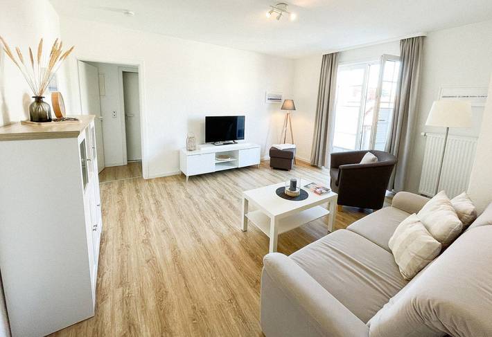 Ferienwohnung für 2 Personen, mit Balkon auf Norderney