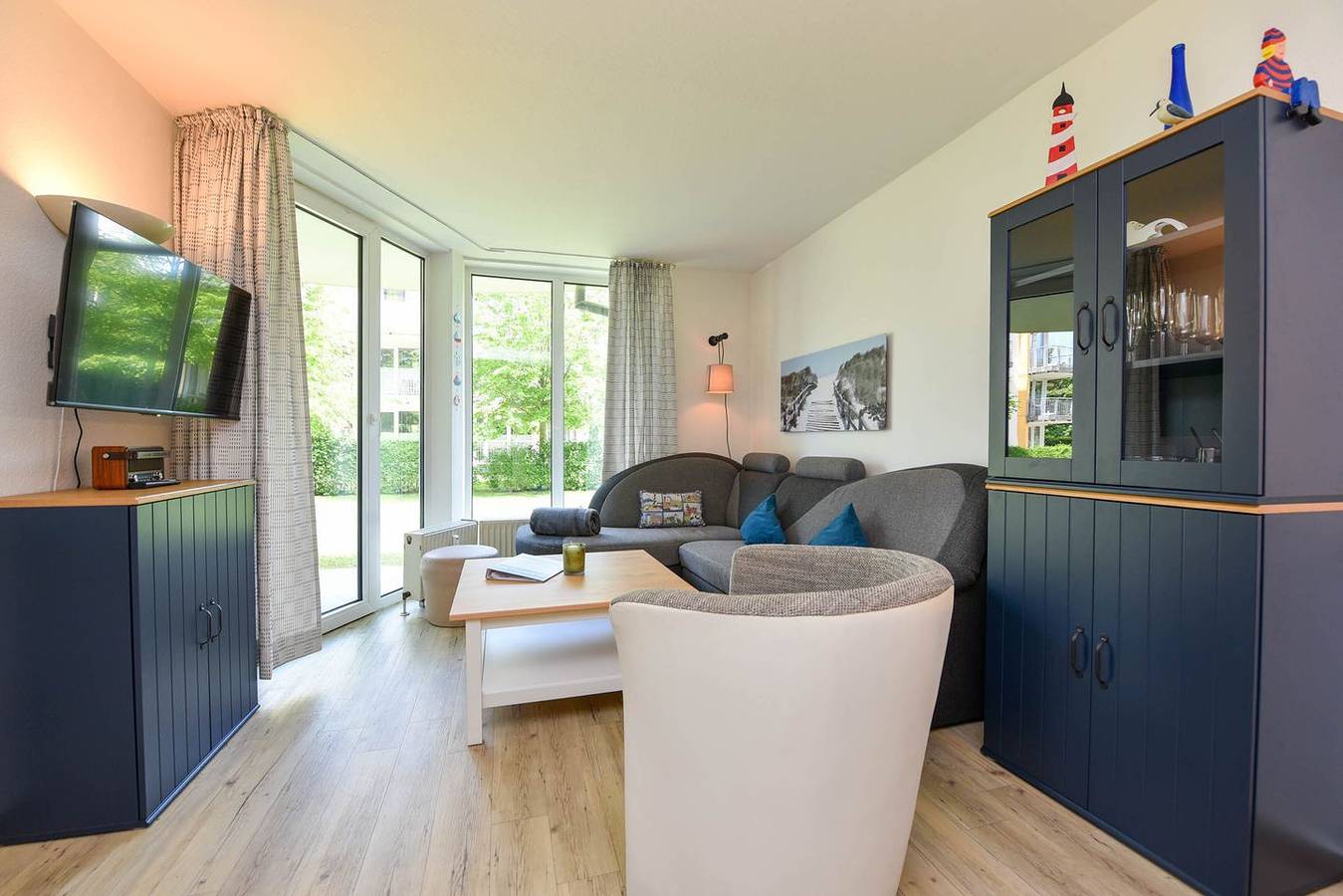 Ganze Wohnung, Strandnahes 2 Raum-Appartement mit Terrasse im Parterre in Duhnen, Cuxhaven