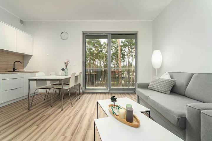 Apartament wakacyjny dla 3 osób, z balkon w Pobierowo