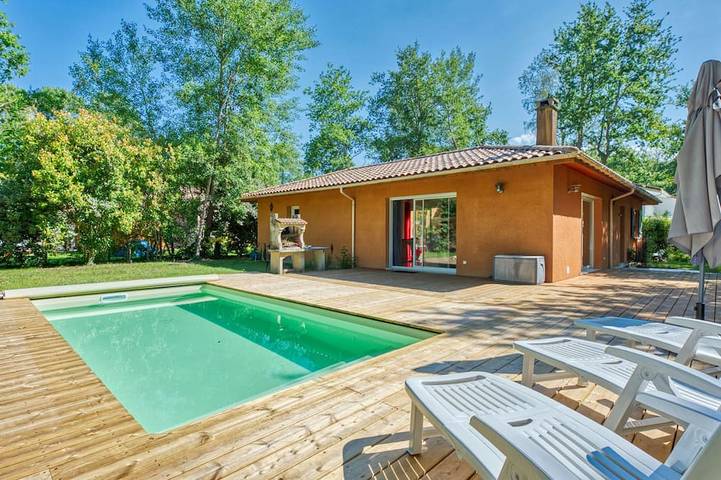 Ferienhaus für 7 Personen, mit Balkon und Pool, mit Haustier - 1