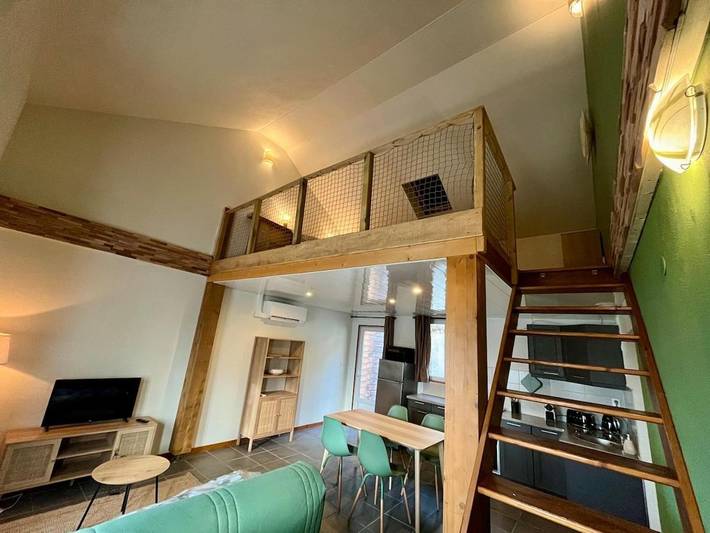 Appartement de vacances pour 4 personnes, avec jardin, animaux acceptés