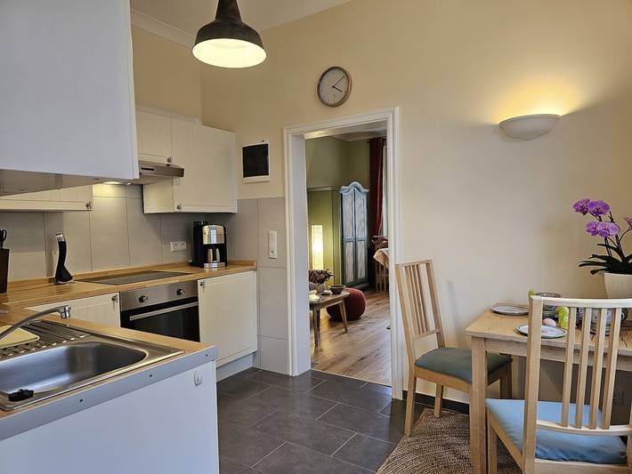 Entire holiday apartment, Auszeit in der Ferienwohnung „Seepferdchen“ am SchilfMeerhof in Körkwitz, Ribnitz-Damgarten