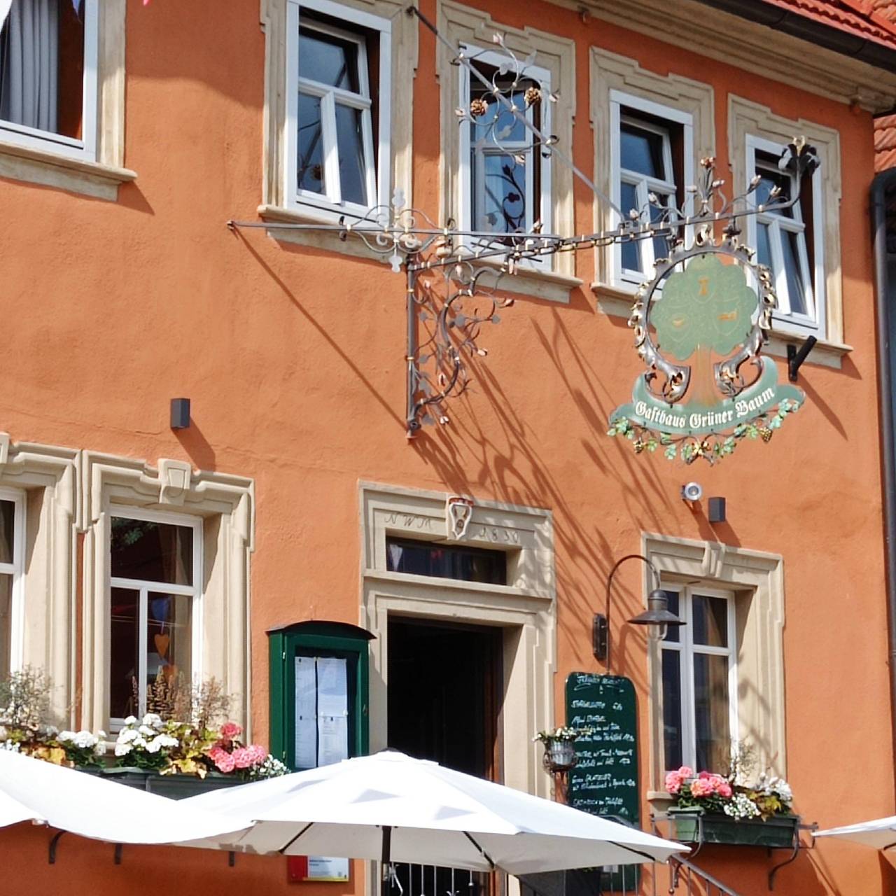 Gasthaus Grüner Baum - Doppelzimmer in Prichsenstadt, Fränkisches Weinland