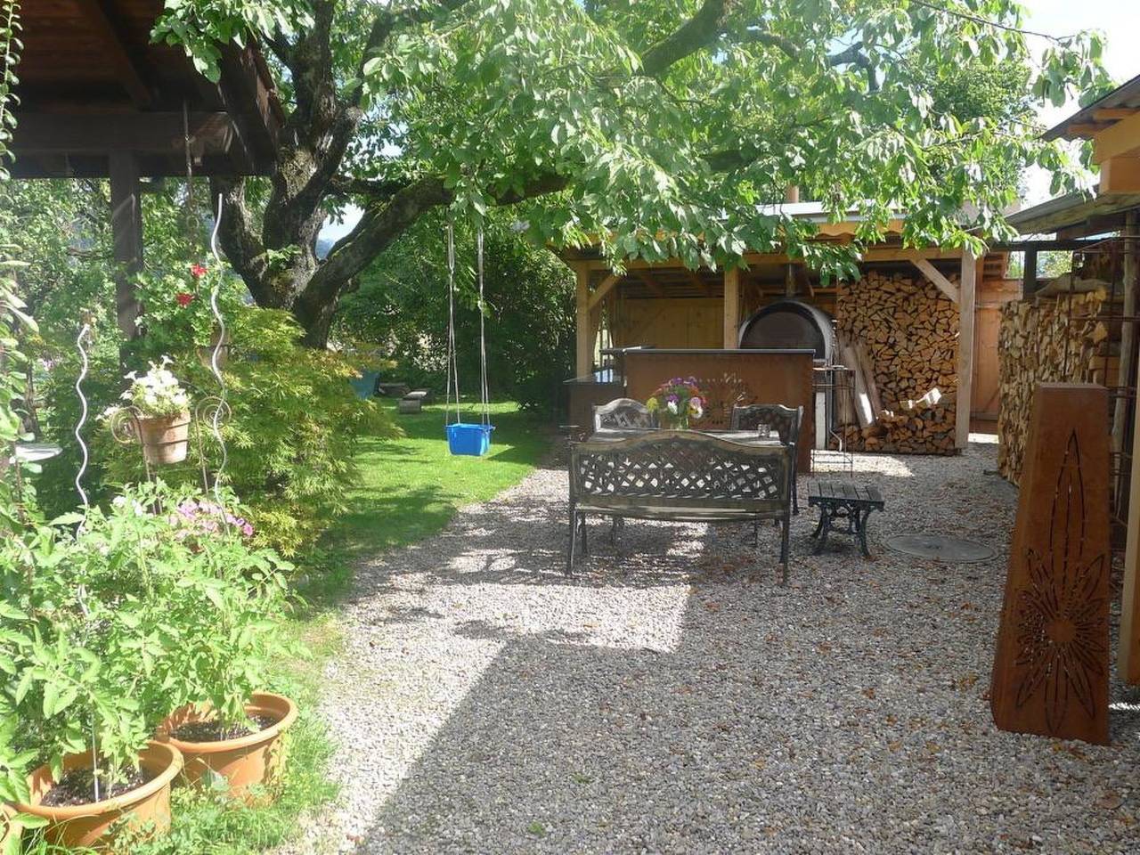 Ganze Wohnung, Ferienhaus Oase am Mühlebach in Steffisburg, Thunersee