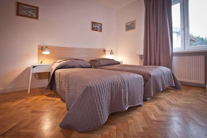 Apartament wakacyjny dla 3 osób, z balkon i ogród, zwierzęta dozwolone w Muszyna