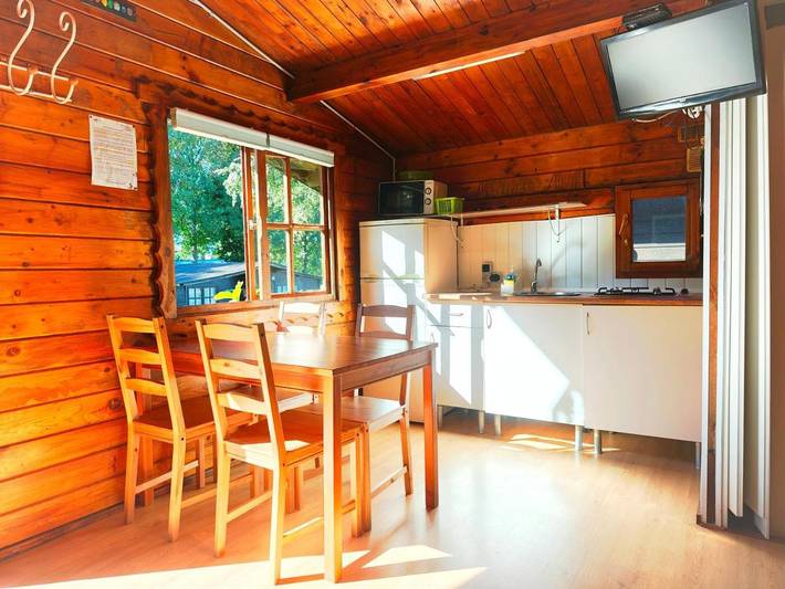 Camping para 4 personas, con Terraza además de Jardín y Vistas en Asturias