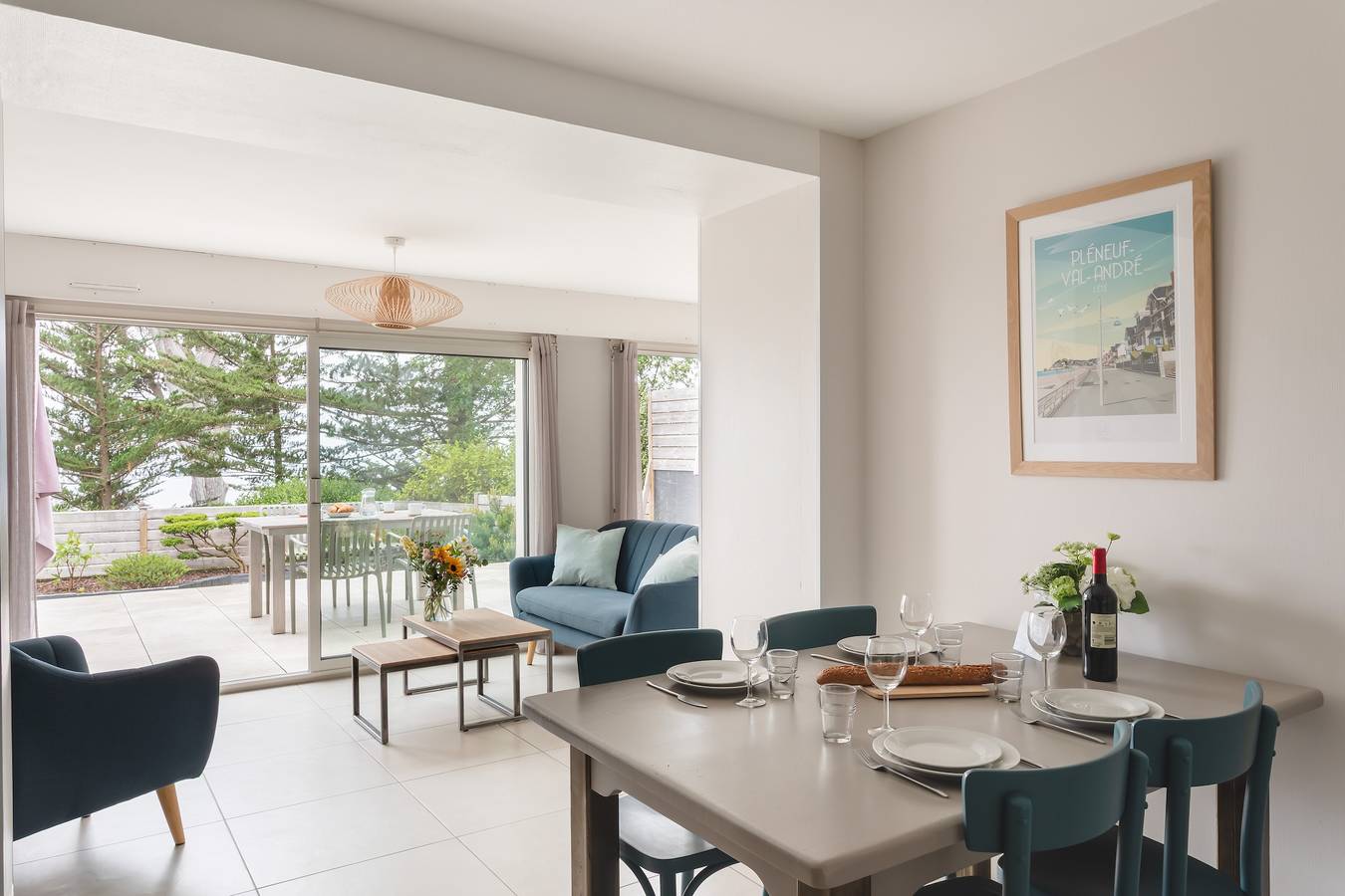 Ganze Wohnung, Ferienwohnung für 4 Personen mit Garten in Pléneuf-Val-André, Côte d’Émeraude