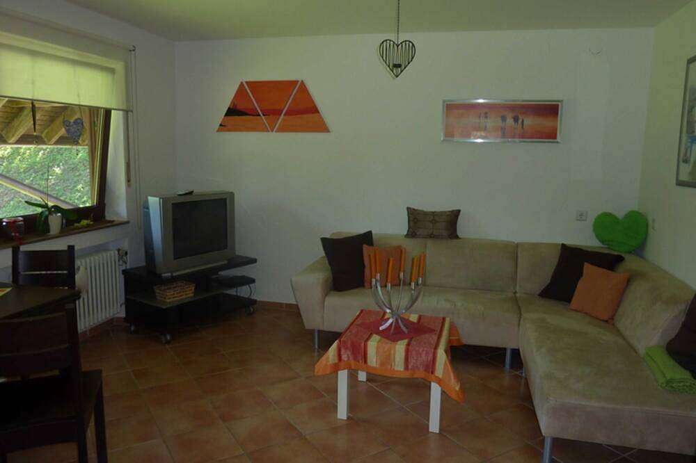 Ganze Wohnung, Ferienwohnung Schlossbergblick, 45qm, 1 Schlafraum, max. 3 Personen , 1 - 3 in Simonswald, Südschwarzwald
