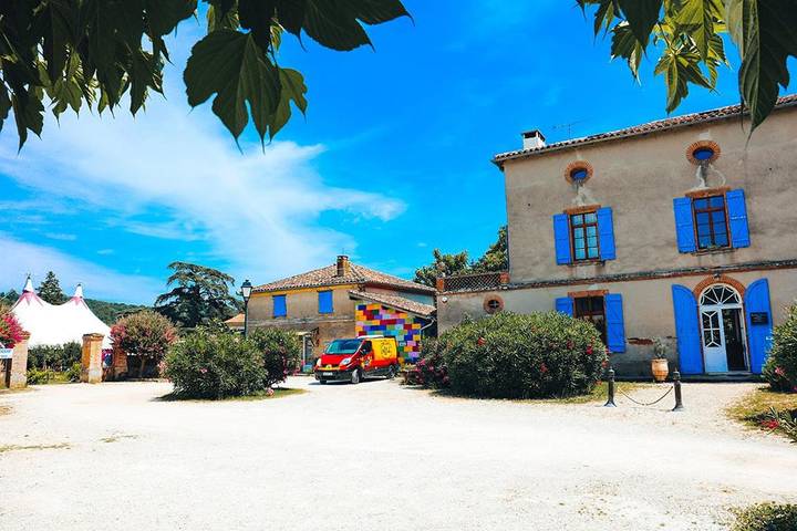 Location de vacances pour 5 personnes, avec piscine ainsi que jardin et vue, animaux acceptés à Lafrançaise - 4