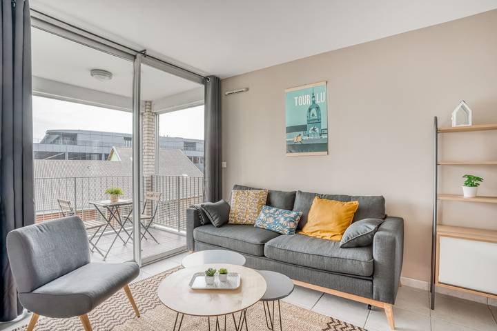Gîte pour 4 personnes, avec Balcon à Nantes - 4