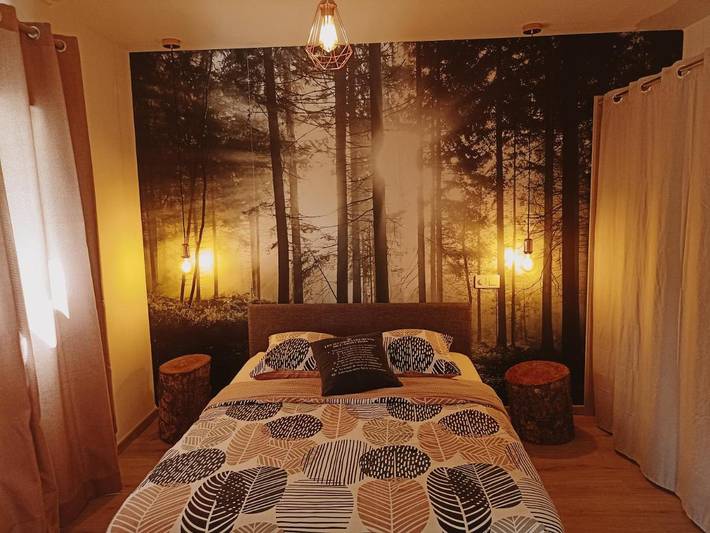 Gîte pour 5 personnes, avec piscine ainsi que jacuzzi et jardin à Chauzon - 3