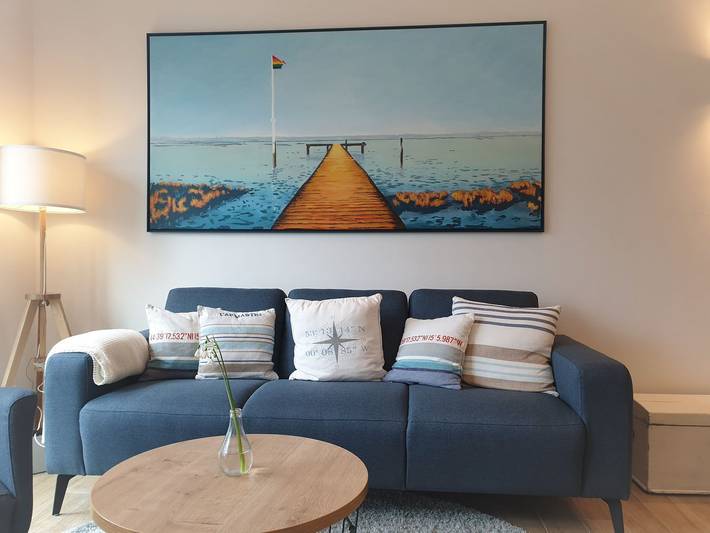 Ferienwohnung für 2 Personen, mit Balkon in Dangast