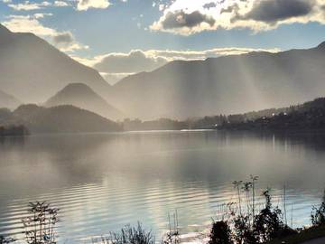 Ferienwohnung für 2 Personen, mit Seeblick und Balkon sowie Ausblick, mit Haustier in Ausseerland