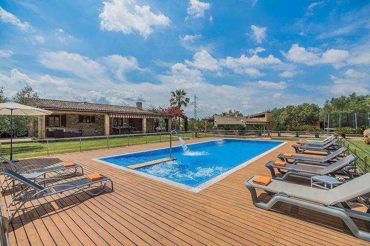 Casa de vacaciones para 8 personas, con Jardín en Ariany