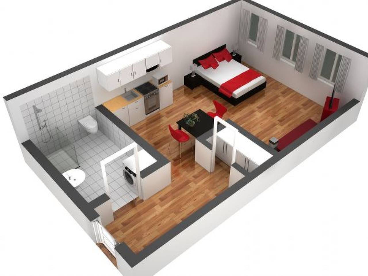 Apartamento entero, Apartamento de vacaciones para 3 personas in Zúrich, Distrito de Zúrich
