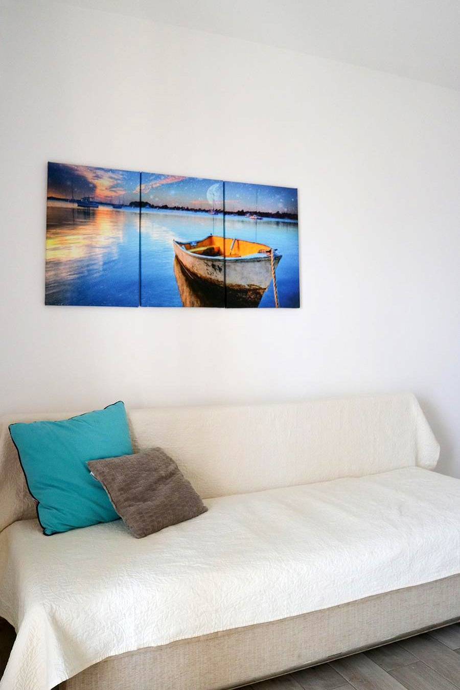 Ganze Wohnung, 2-Zimmer-Ferienwohnung mit Terrasse und Meerblick Omis A-22684-a in Omis, Split-Dalmatien