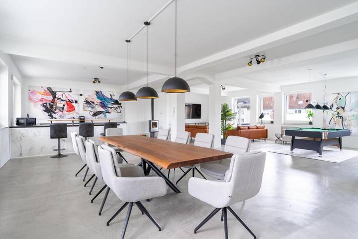 Ferienwohnung für 10 Personen, mit Ausblick und Terrasse, kinderfreundlich in Essen