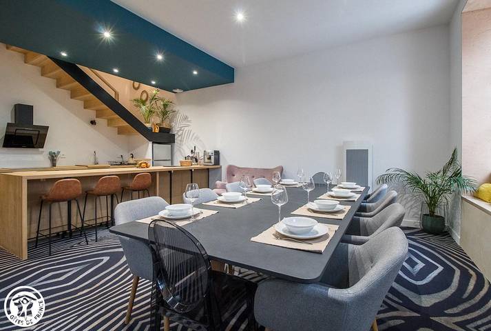 Gîte pour 12 personnes, avec Terrasse
