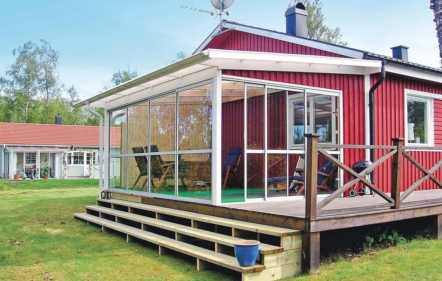 Hus för 6 Personer, med terass