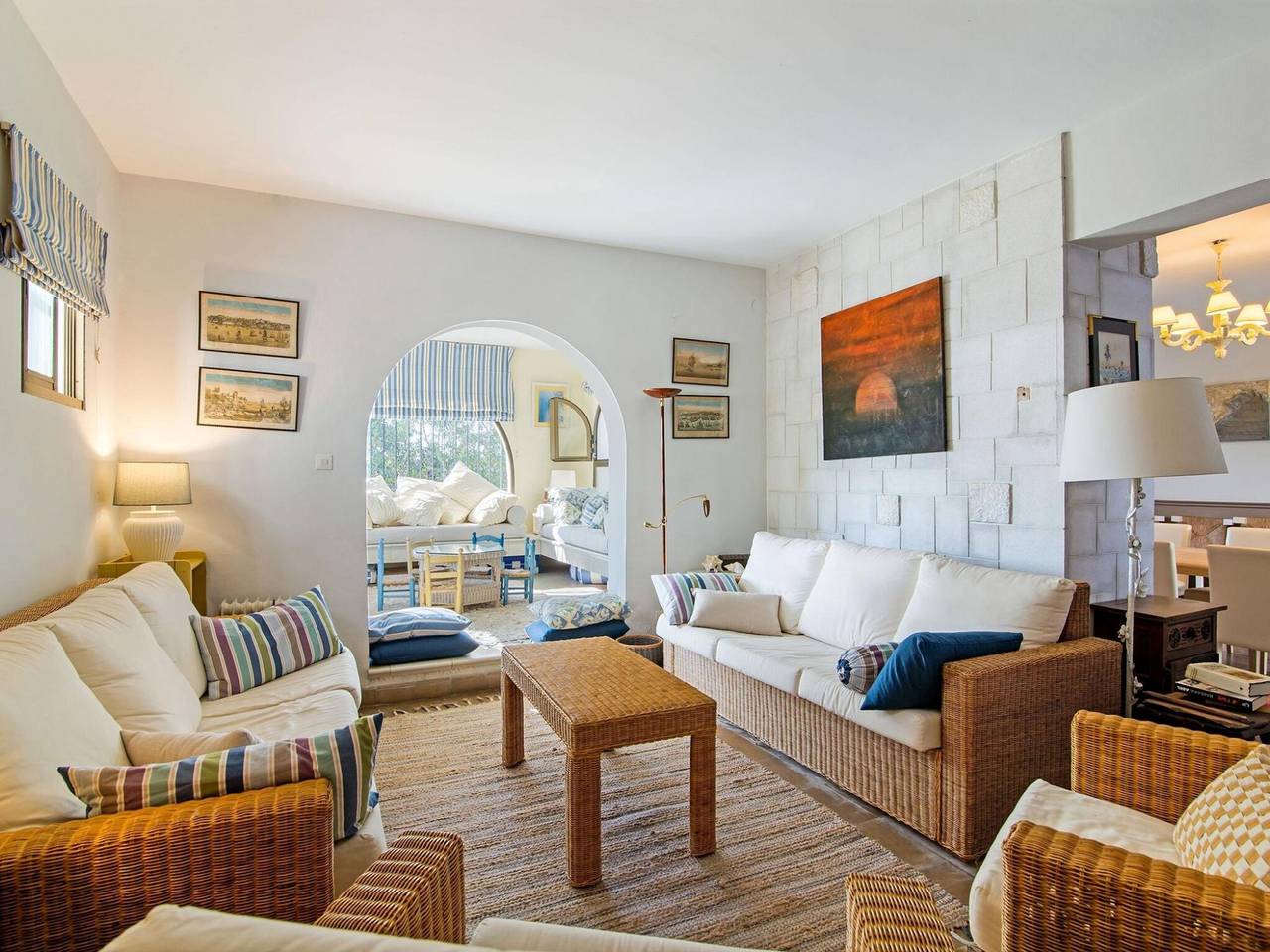 Superb beachfront villa with guest house 50m opposite in La Cala de Mijas, Mijas