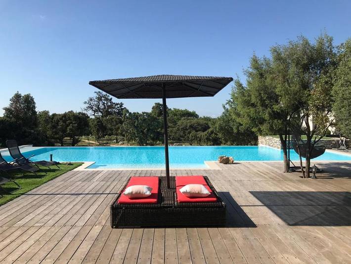 Location de vacances pour 4 personnes, avec Terrasse et Jardin ainsi que Piscine et Vue à Cazevieille