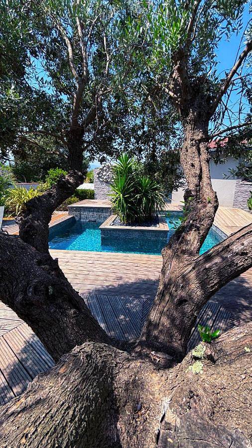 Location de vacances pour 4 personnes, avec jardin et vue ainsi que piscine et sauna, adapté aux familles à Joch