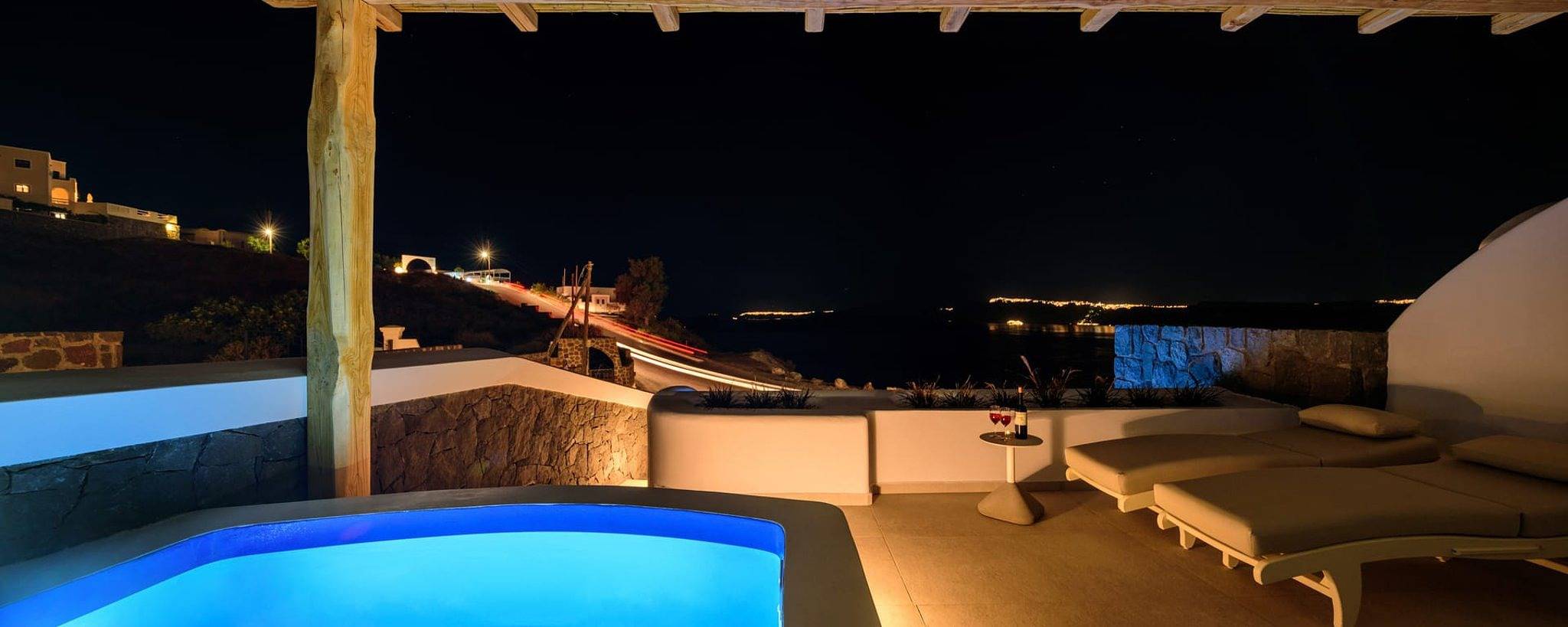 Villa für 4 Personen mit Balkon in Akrotiri, Santorin