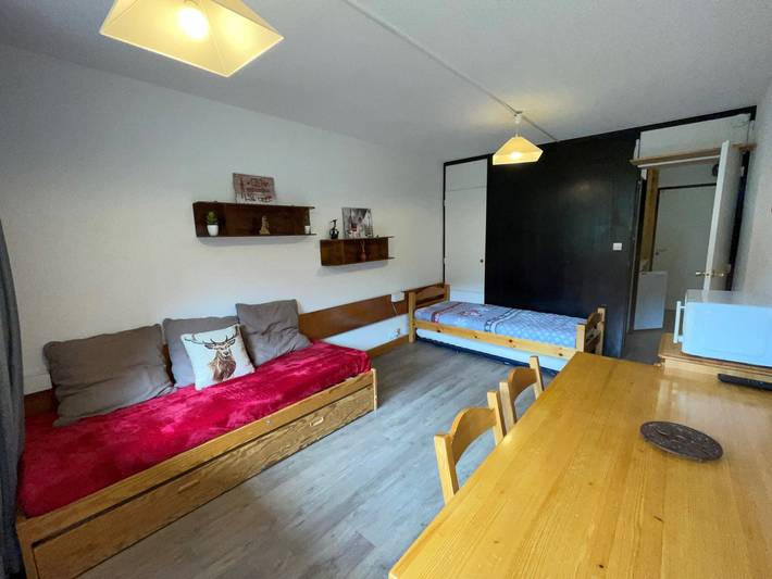 Studio pour 4 personnes, avec balcon