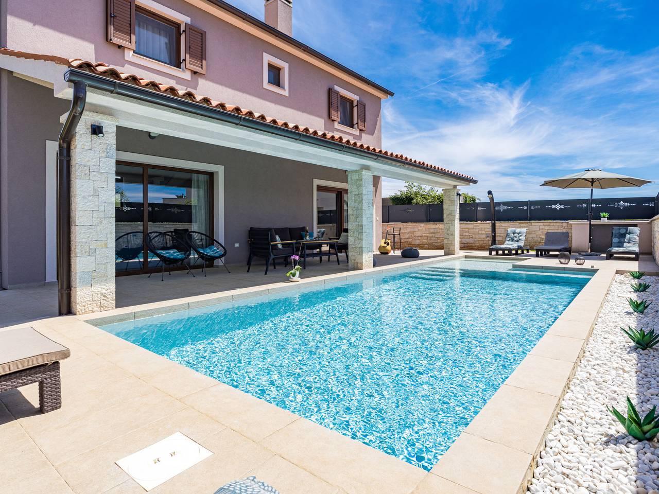 Villa Roma in Sisan, Südküste Istrien