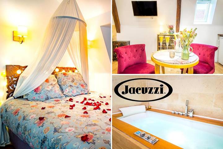 Appartement de vacances pour 2 personnes, avec Jacuzzi à Laon
