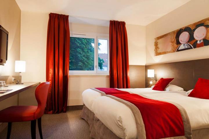 Hôtel pour 2 personnes, avec vue et terrasse, animaux acceptés à Lingolsheim - 3