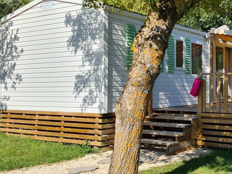 Camping Les Calquières - Mobilheim 6 personen - Twinny 3 Schlafzimmer in Sévérac-le-Château, Parc naturel régional des Grands Causses