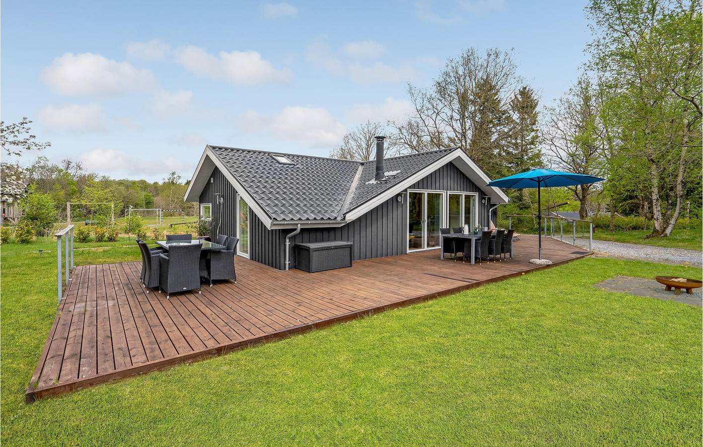 Ferienhaus für 6 Personen mit Terrasse in Vesterlund, Vejle und Umgebung
