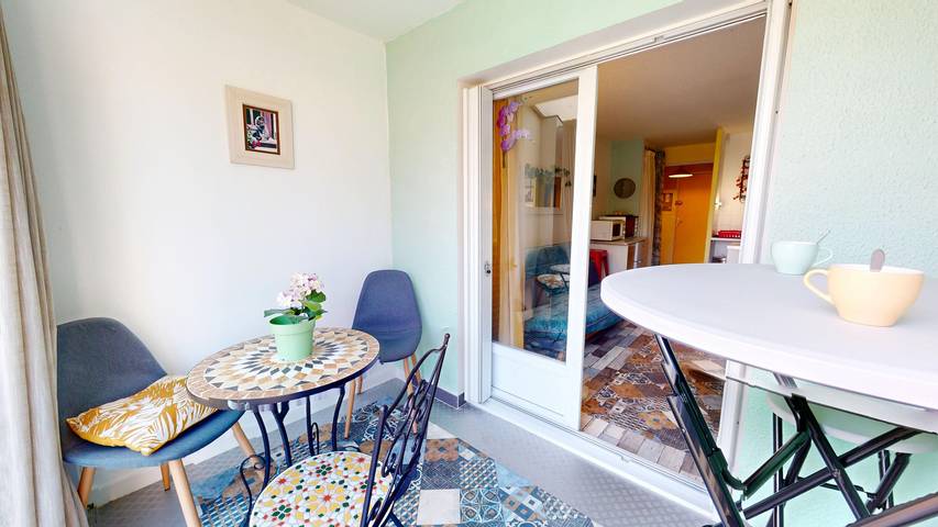 Studio pour 2 personnes, avec terrasse à Saint-Hilaire-de-Riez