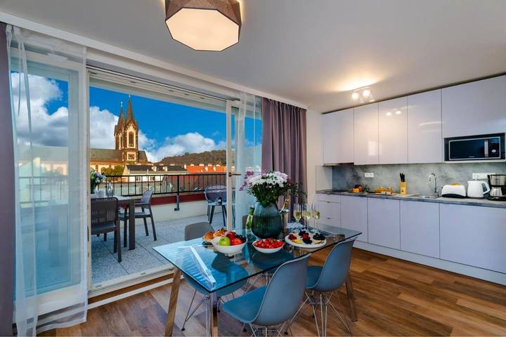 Apartahotel para 3 personas en Praga