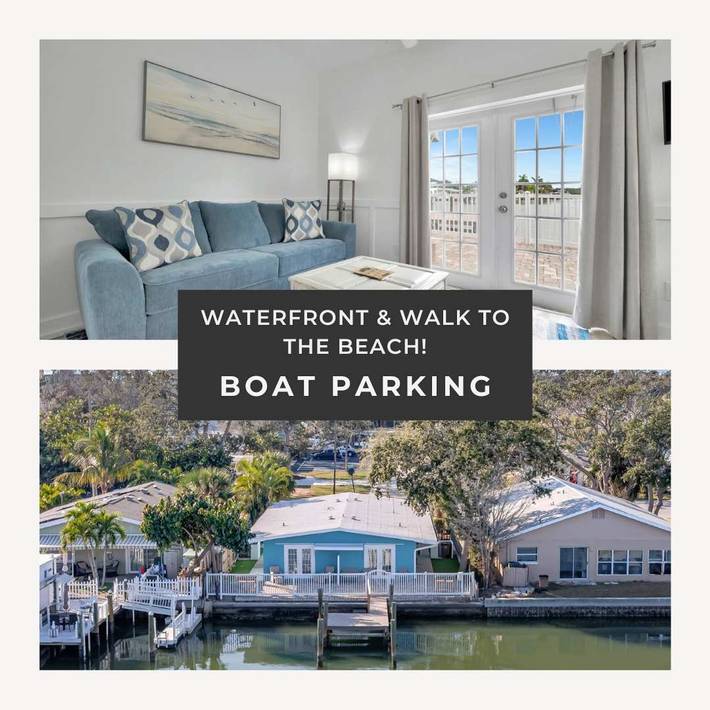 Vacation rental for 4 people, with yard and balcony, kid friendly in Indian Rocks Beach