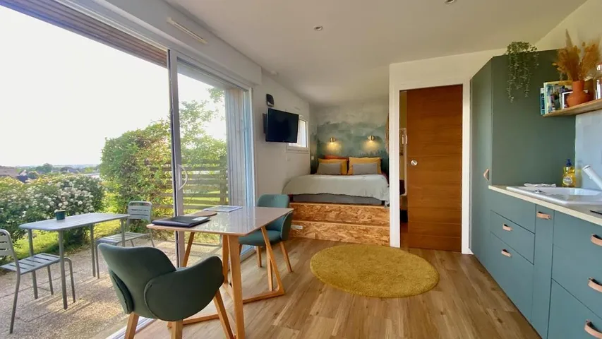Apartamento de vacaciones para 2 personas, con vistas y jardín - 1
