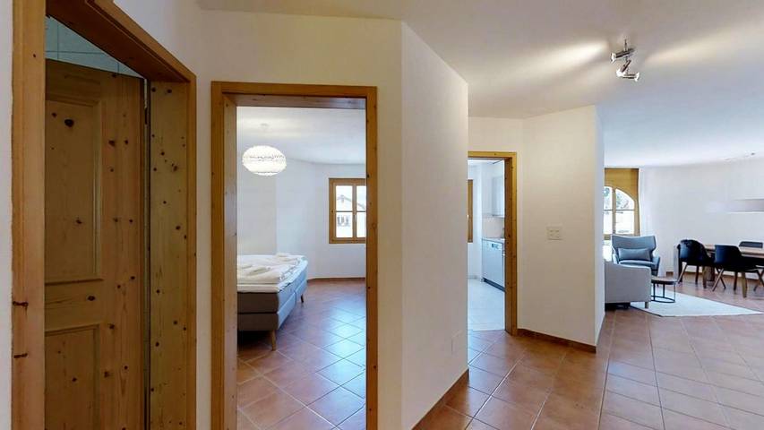 Ferienwohnung für 4 Personen, mit Balkon und Ausblick in Bregaglia - 3