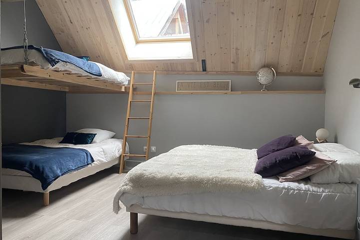 Venosc Village, Le Haut de la Grange: 10 pers. Jacuzzi, Sauna, Swimming Pool in Vénosc, Les Deux Alpes
