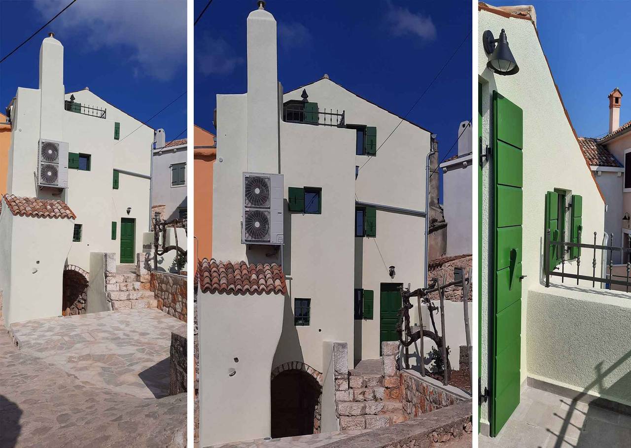 Ferienhaus mit Klimaanlage und Meerblick  in Martinscica, Cres