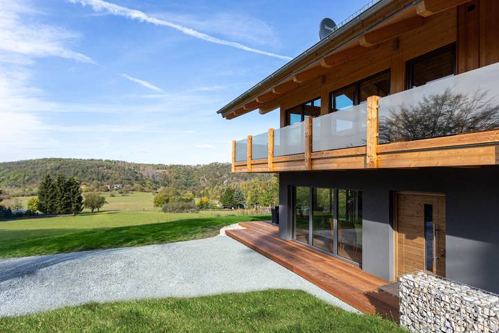 Ferienhaus für 6 Personen, mit Balkon und Terrasse sowie Garten und Ausblick in Thale - 2