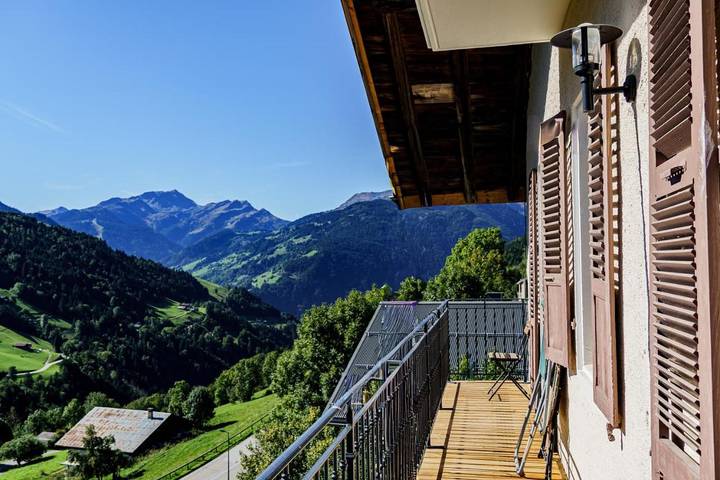Appartement de vacances pour 6 personnes, avec balcon et vue