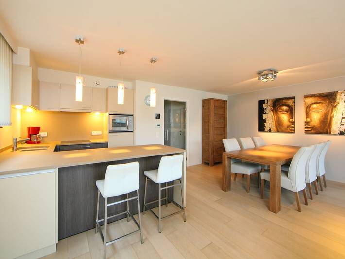 Gîte pour 4 personnes, avec balcon et jardin à Bredene - 2