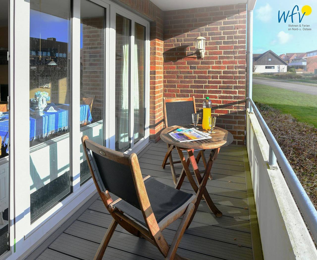 Ganze Wohnung, Ferienwohnung Herbst - mit Balkon, Wlan und separatem Schlafzimmer in Langeoog