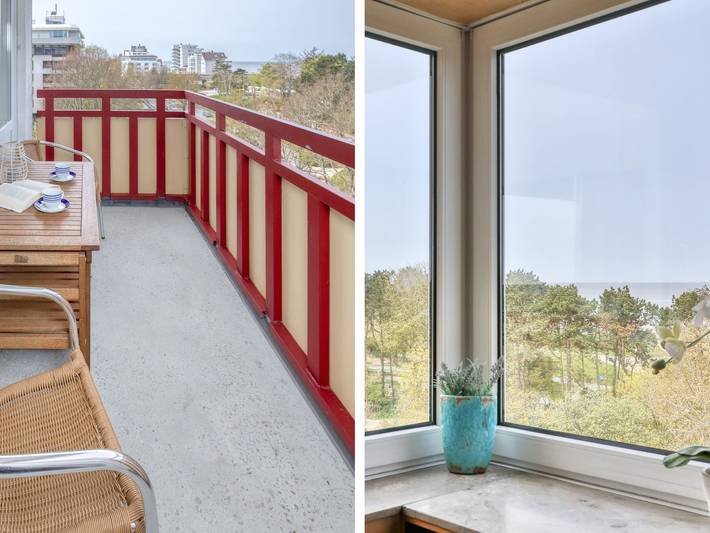 Ferienwohnung für 3 Personen, mit Balkon und Pool sowie Sauna in Duhnen - 2