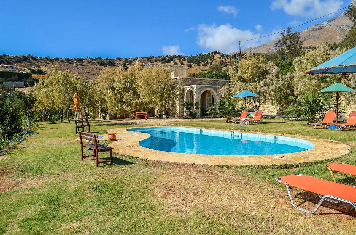 Cały apartament, Apartament wakacyjny dla 5 osób z ogród in Triopetra, Rethymno