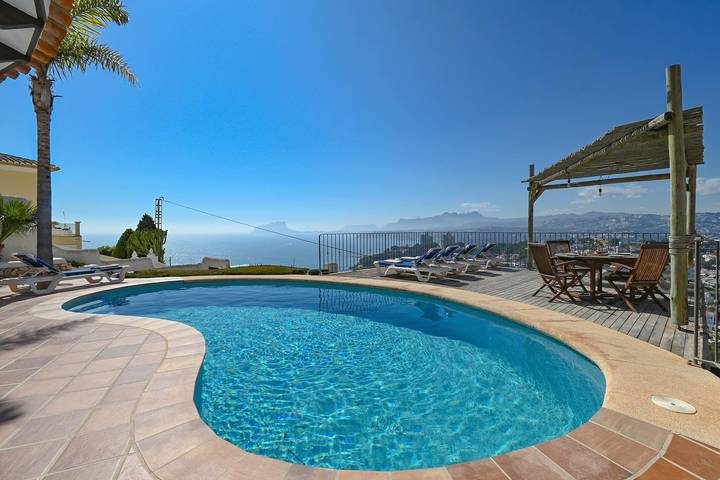 Villa für 4 Personen, mit Meerblick und Garten sowie Pool in Alicante Provinz - 3